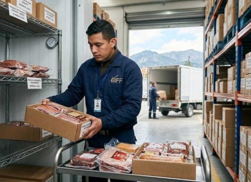 Operador Logístico y Auxiliar de Bodega para Sector Cárnico